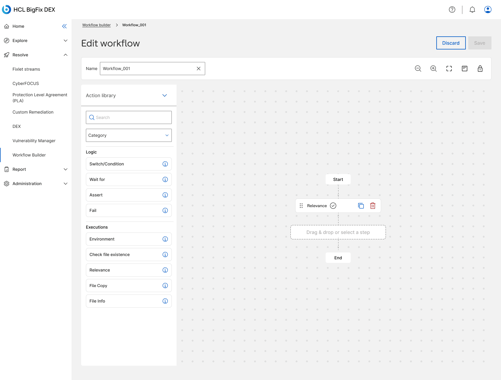 Exploration of the edit-workflow layout and node states.